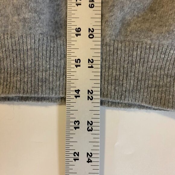 Lilysilk Women's 100% Cashmere V Neck Long‎ Sleeve Pullover Sweater Size M - Picture 12 of 12